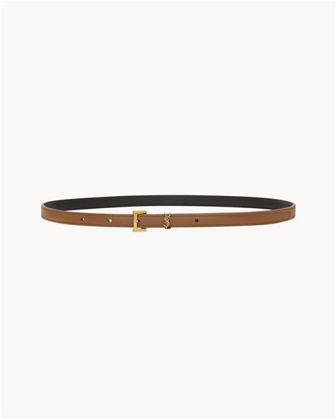 ysl cassandra belt|CASSANDRE extra thin belt in smooth leather .